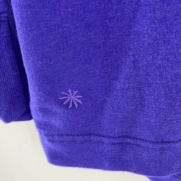 Athleta Tiburon Waterfall Cardigan Sweater Open Front‎ Purple Lagenlook Sz XXS - Picture 9 of 11